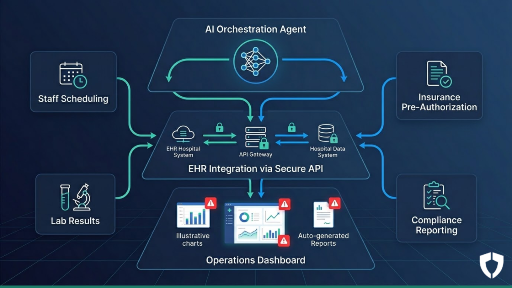 AI workflow automation hospital operations case study